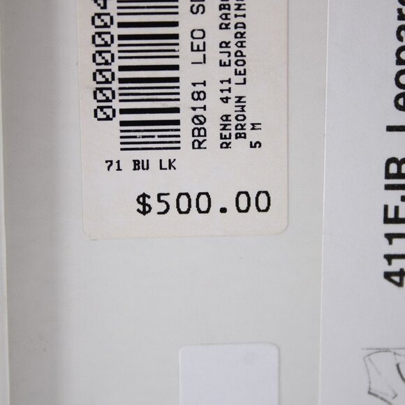 Thierry Rabotin Booties Rena Sz 38.5 Brown Animal Print 2" Ankle Booties - Picture 13 of 13